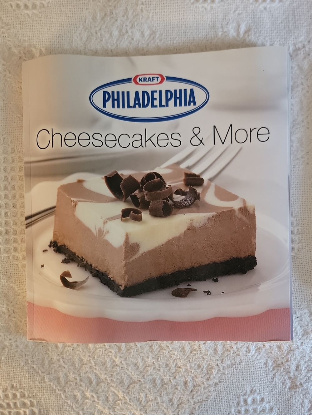 Cheesecakes & More Cookbook - White and Pink Cover